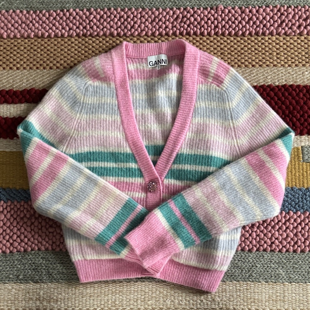 ganni cardigan